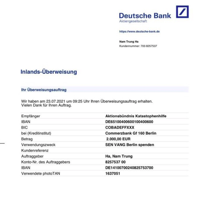Vietnamese in Germany Help Host Country Overcome Flood Consequences