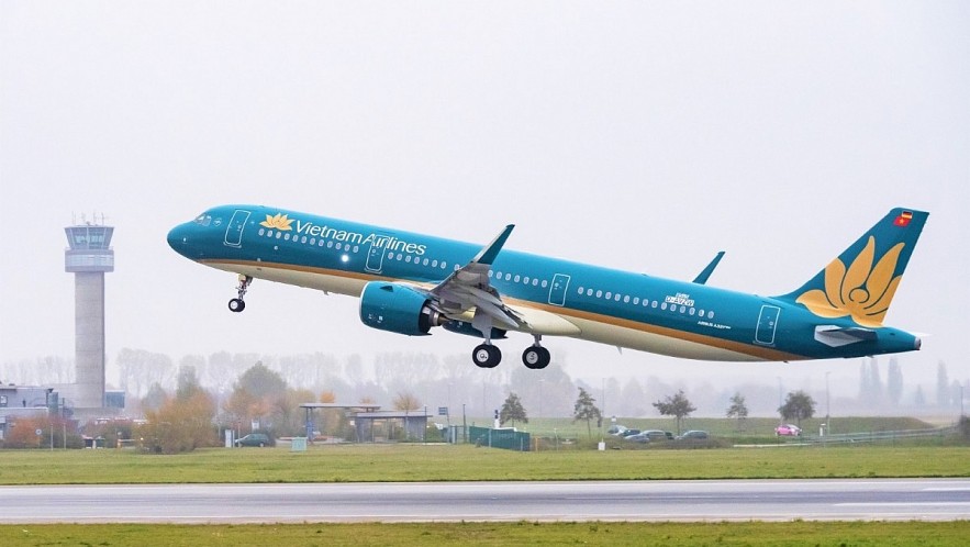 Vietnam Airlines completes procedures for regular direct flights to US. Photo: VOV