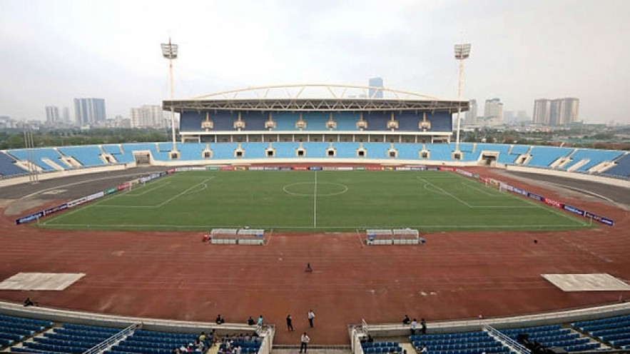 Vietnam vs Japan match is likely to be played behind closed doors at the My Dinh National Stadium in Hanoi. Photo: VOV