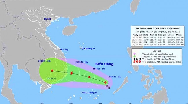 Vietnam News Today (October 25): A New Storm Likely to Form in Bien Dong Sea, Hit Southern Vietnam