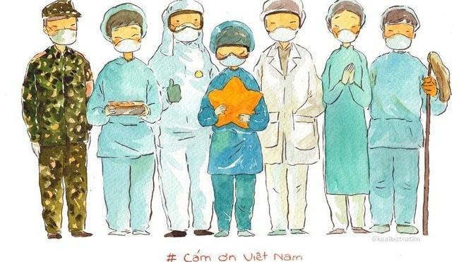 vietnamese artists send support to warriors in covid 19 combat