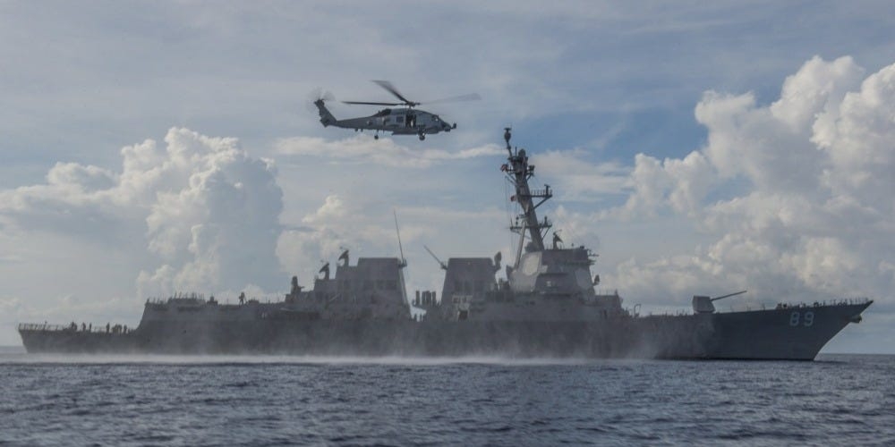 us sends another warship to challenge chinas south china sea claims
