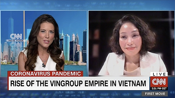 CNN live for impressive Vingroup's 11 'golden minutes'
