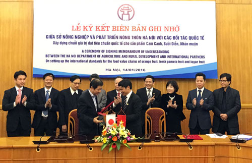 hanois agricultural products to be exported to japan and malaysia
