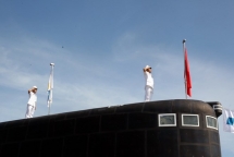 vietnam holds flag raising ceremony for submarines