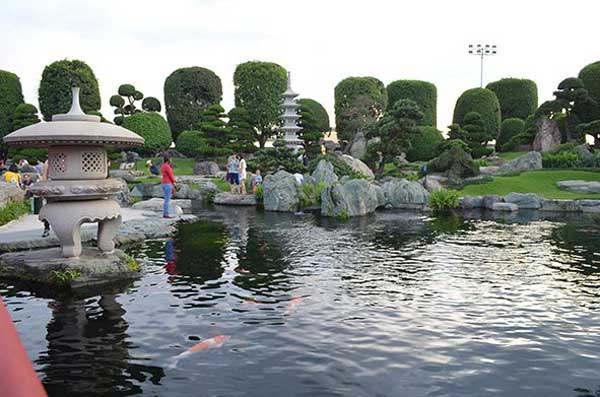 japanese zen garden in hcmc
