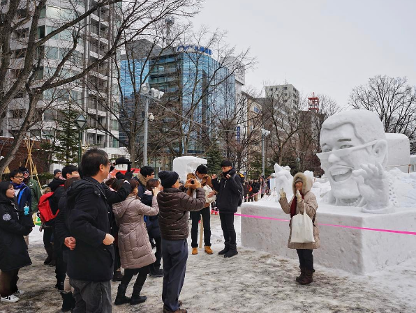 japans annual sapporo snow festival kicks off