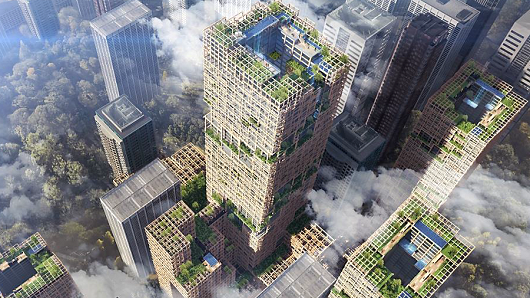 japanese company plans worlds tallest wooden building