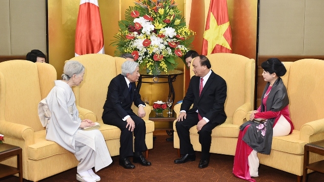 pm hails the japanese emperors visit as memorable milestone