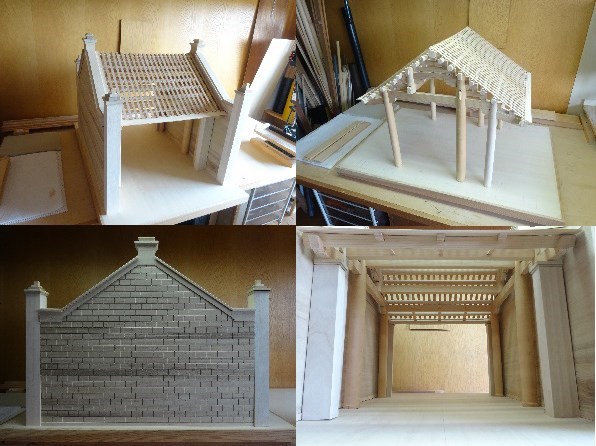 Japanese architect makes model of Vietnamese village gate