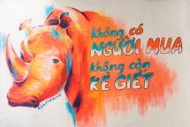 vietnamese french artist graffitis to thank covid 19 medics