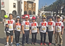 The Vietnam Embassy in Morocco takes part in the “10-km run for peace”