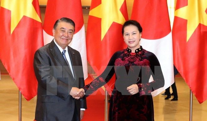 Top Vietnamese, Japanese legislators hold talks
