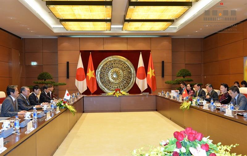 Top Vietnamese, Japanese legislators hold talks