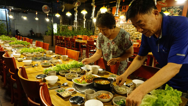 A Korean neighborhood in Saigon
