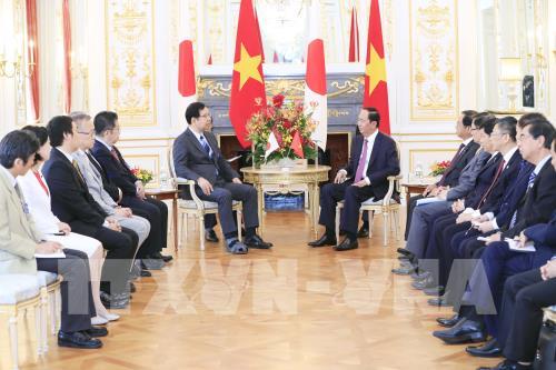 vietnam japan ties at the best president tran dai quang