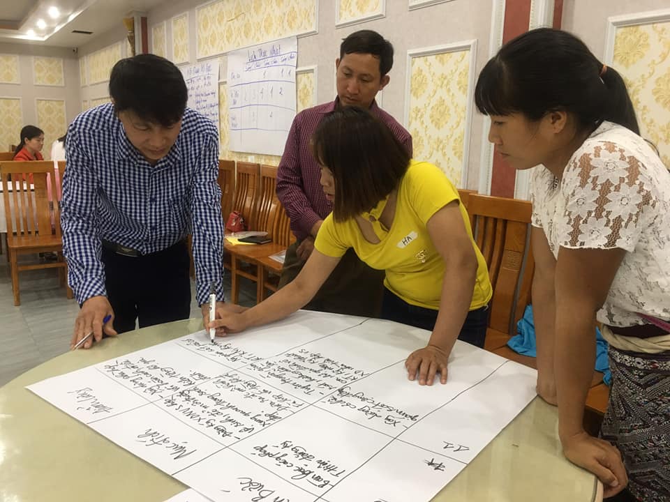 Hellen Keller International offers hygiene awareness  training course in Lai Chau