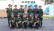 female medical officers stand ready to join un peacekeeping missions