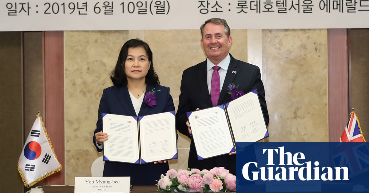 Britain signs post-Brexit trade deal with South Korea
