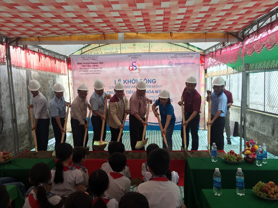 Saigonchildren improves learning environment in Hau Giang