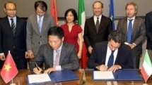 vietnam italy sign mou on energy cooperation