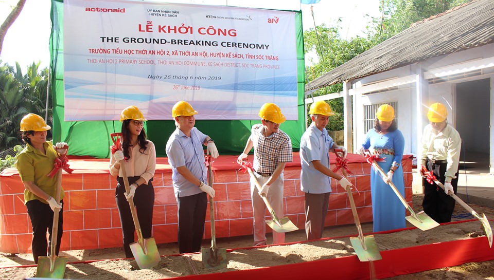 ActionAid Vietnam renovates school in Soc Trang’s poor commune