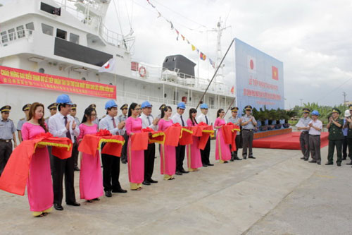 vietnam receives japanese funded fisheries surveillance vessel