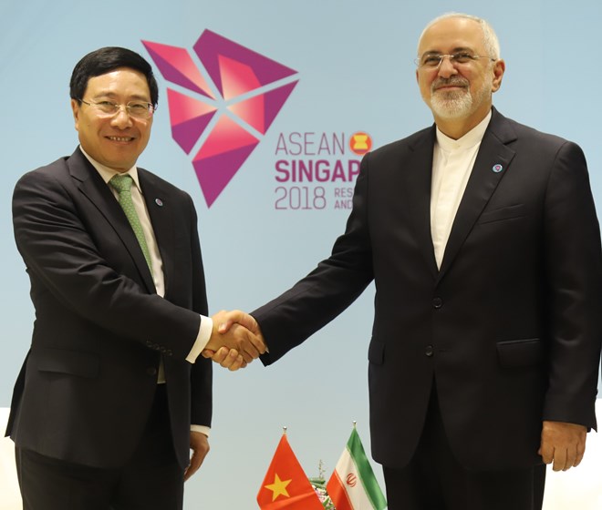vietnamese deputy pm meets with top diplomats of japan iran