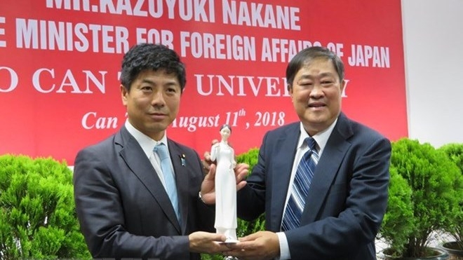 japan commits to supporting can tho university
