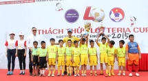 16 junior football teams in Ho Chi Minh city played at “Lotteria Challenge Cup 2015”