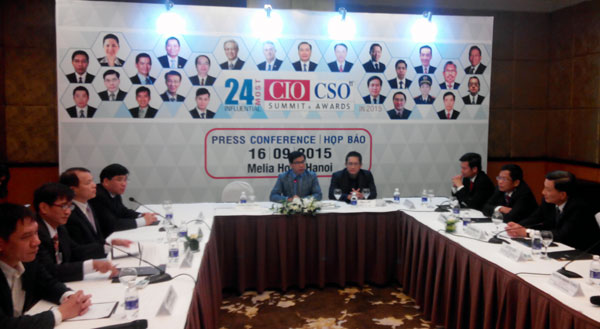 13 vietnamese honored at 11th asean cio cso summit and awards 2015