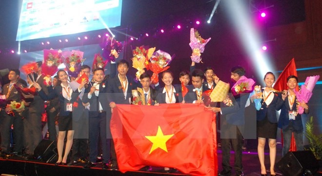 vietnam ranks third at asean skills competition
