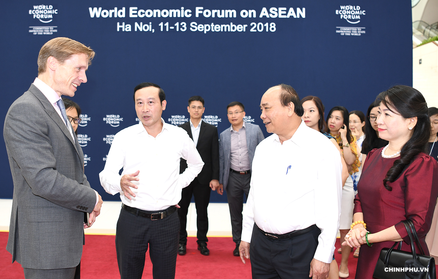 prime minister inspects preparations for wef asean