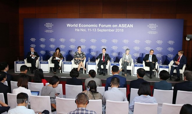 wef on asean co chairs share views of forum