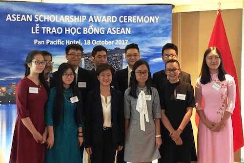 12 outstanding students receive singapores asean scholarship awards