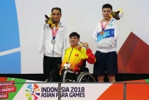 vietnamese swimmer wins another gold medal at 3rd asian para games