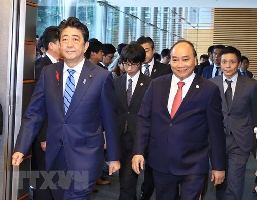 japanese media covers talks between vietnamese japanese pms
