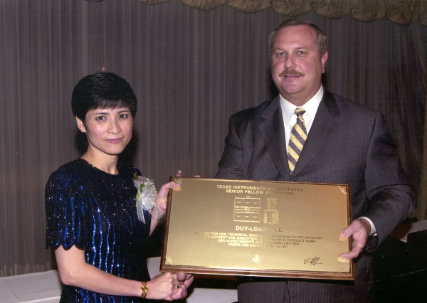 Vietnamese - American female engineer as first woman and Asian elected Texas Instruments Senior Fellow