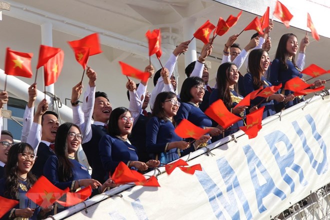 southeast asia japan youth ship arrives in hcm city