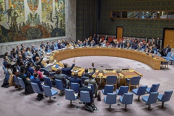 A UNSC meeting session. Photo: VNA