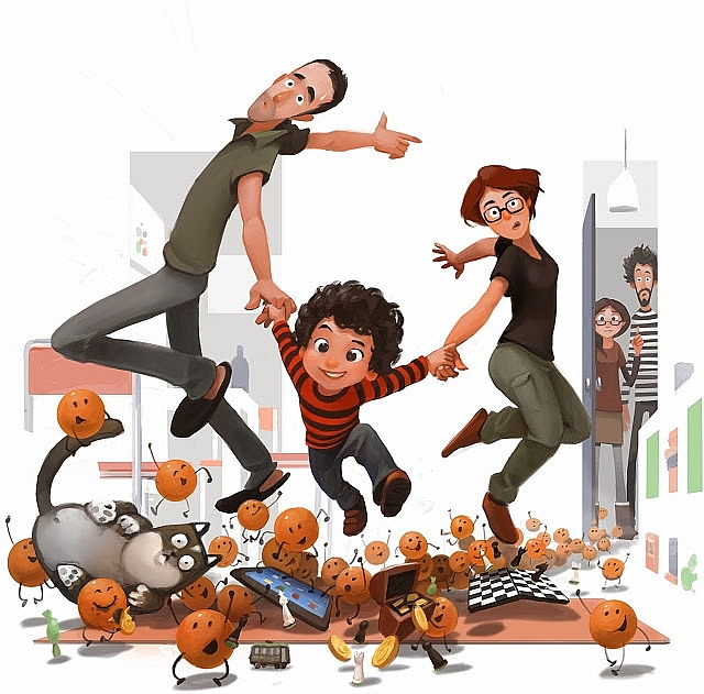 Family-Day:-Illustrations-of-Daily-Life.-Source:-