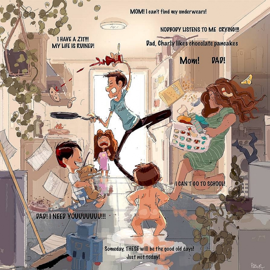 Family-Day:-Illustrations-of-Daily-Life.-Source:-