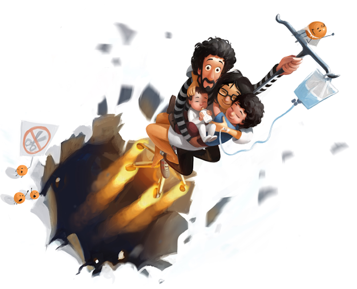 Family Day: Illustrations of Daily Life